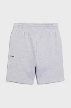 Pangaia pantaloni scurti KIDS' 365 MIDWEIGHT LONG SHORTS culoarea gri, talie reglabila, 10000425 imagine