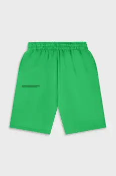 Pangaia pantaloni scurti KIDS' 365 MIDWEIGHT LONG SHORTS culoarea verde, talie reglabila, 10000425 imagine