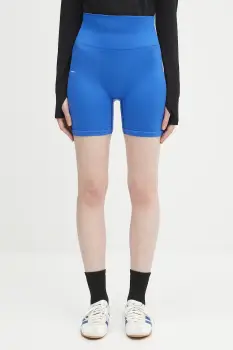 Pangaia pantaloni scurti Plant-Stretch Compressive Shorts uni, high waist, 10002485 imagine