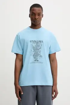 Pangaia tricou din bumbac cu imprimeu, 10002436 imagine