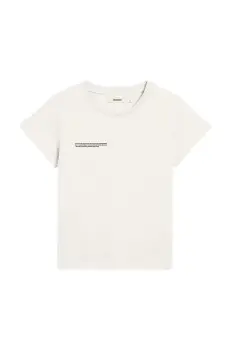 Pangaia tricou KIDS' 365 MIDWEIGHT T-SHIRT culoarea alb, cu imprimeu, 10000430 imagine