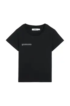 Pangaia tricou KIDS' 365 MIDWEIGHT T-SHIRT culoarea negru, cu imprimeu, 10000430 imagine