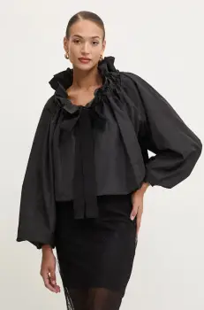 Patou bluza femei, culoarea negru, neted, TO0170011 imagine