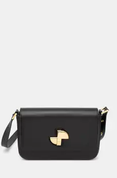 Patou geanta de piele culoarea negru, BA0175000 imagine