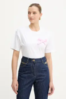 Patou tricou din bumbac culoarea alb, JE1859999 imagine