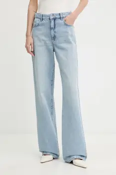 Patrizia Pepe blugi straight pentru femei imagine