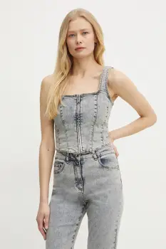 Patrizia Pepe bluza subtire de blugi imagine