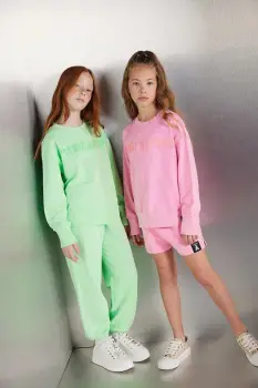 Patrizia Pepe hanorac de bumbac pentru copii G604 imagine