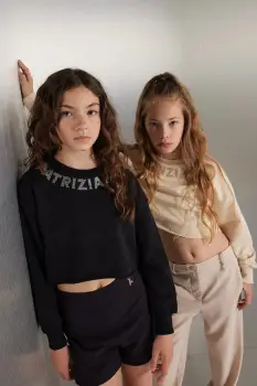 Patrizia Pepe hanorac de bumbac pentru copii W397 imagine