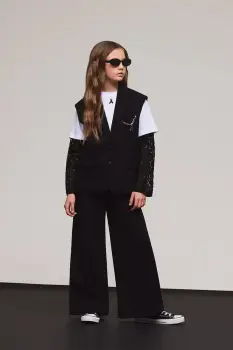 Patrizia Pepe pantaloni copii A641 imagine