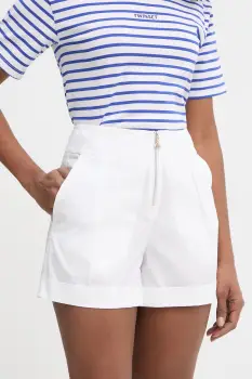 Patrizia Pepe pantaloni scurti de dama din bumbac imagine