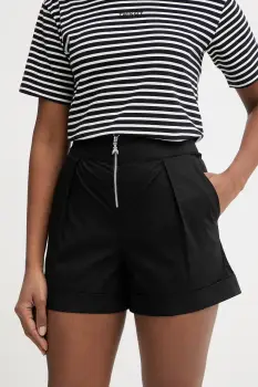 Patrizia Pepe pantaloni scurti de dama din bumbac imagine