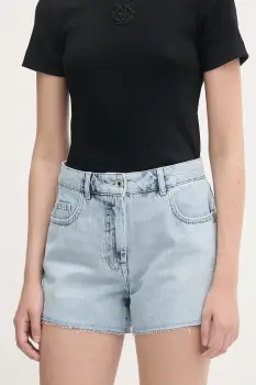 Patrizia Pepe pantaloni scurti pentru femei, din denim imagine