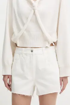 Patrizia Pepe pantaloni scurti pentru femei, din denim imagine