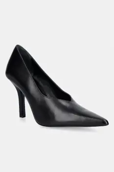 Patrizia Pepe pantofi cu toc stiletto din piele imagine