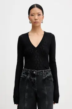 Patrizia Pepe pulover din amestec de lana imagine