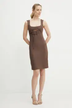 Patrizia Pepe rochie din amestec de in imagine