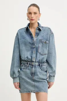 Patrizia Pepe rochie jeans imagine