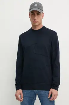 Paul&Shark bluza barbati, culoarea albastru marin, neted, 14311874 imagine