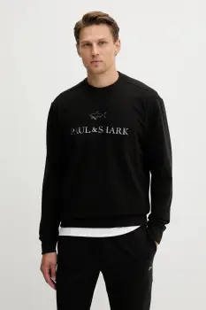 Paul&Shark bluza culoarea negru, cu imprimeu, 15311822 imagine