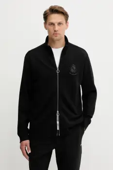 Paul&Shark bluza culoarea negru, cu imprimeu, 15311823 imagine