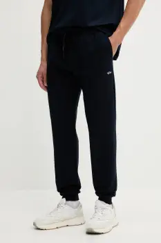 Paul&Shark pantaloni de trening culoarea albastru marin, neted, 99311011 imagine