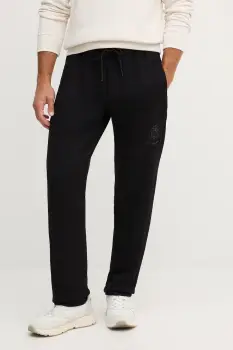 Paul&Shark pantaloni de trening culoarea negru, uni, 15311824 imagine