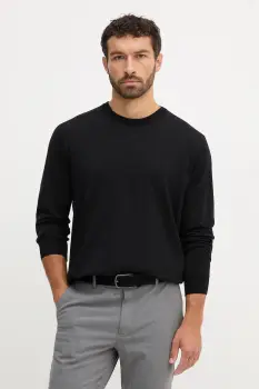 Paul&Shark pulover de lana culoarea negru, light, 99311015 imagine