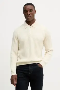 Paul&Shark pulover din amestec de lana culoarea bej, 15311163 imagine