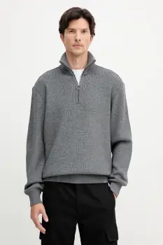 Paul&Shark pulover din amestec de lana culoarea gri, cu turtleneck, 15311168 imagine