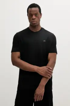 Paul&Shark tricou din bumbac culoarea albastru marin, neted imagine