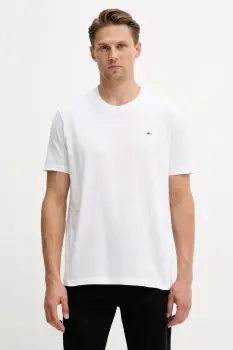 Paul&Shark tricou din bumbac Knitwear culoarea alb, neted, 99311005 imagine