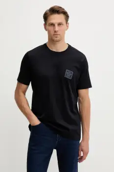 Paul&Shark tricou din bumbac Knitwear culoarea bleumarin, cu imprimeu, 15311647 imagine