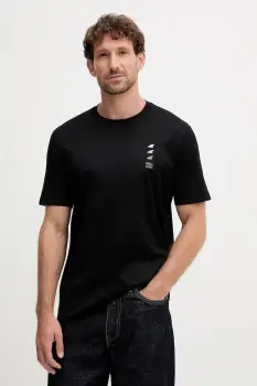 Paul&Shark tricou din bumbac Knitwear culoarea negru, cu imprimeu, 15311628 imagine