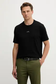 Paul&Shark tricou din bumbac Knitwear culoarea negru, cu imprimeu, 15311639 imagine