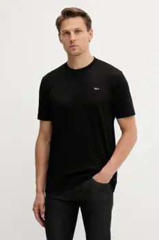 Paul&Shark tricou din bumbac Knitwear culoarea negru, uni, 15311610 imagine