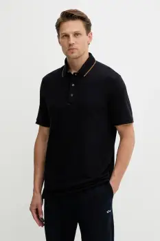 Paul&Shark tricou polo culoarea bleumarin, uni, 15311716 imagine