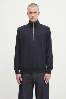 Paul Smith bluza culoarea bleumarin, uni, M1R-631Z-TP4724 imagine