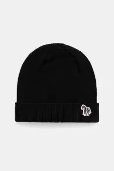 Paul Smith caciula de lana culoarea negru, M1A-383MK-TZEBRA imagine