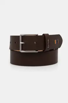 Paul Smith curea de piele culoarea maro, M1A-7946-NSTITC imagine