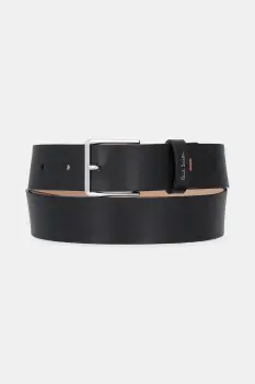 Paul Smith curea de piele culoarea negru, M1A-7946-NSTITC imagine