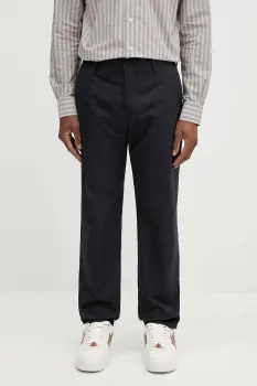 Paul Smith pantaloni de bumbac culoarea bleumarin, drept, M1R-055Z-P02630 imagine