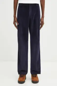 Paul Smith pantaloni de catifea cord culoarea bleumarin, drept, M1R-410Z-T02792 imagine