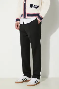 Paul Smith pantaloni de lana culoarea negru, cu fason chinos, M1R-921T-G00001 imagine