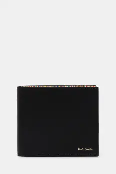 Paul Smith portofel de piele culoarea negru, M1A-4832-CMULTI imagine