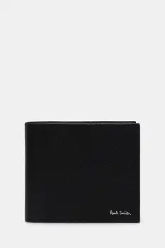 Paul Smith portofel de piele culoarea negru, M1A-4832-TGLECO imagine