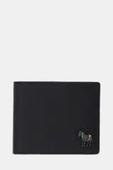 Paul Smith portofel de piele culoarea negru, M1A-6078-TMUZEB imagine