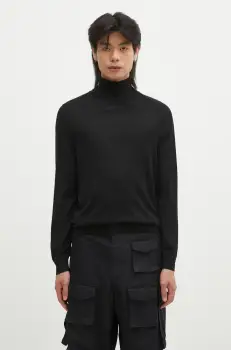 Paul Smith pulover de lana barbati, culoarea negru, light, cu guler, M1R-565X-M02093 imagine