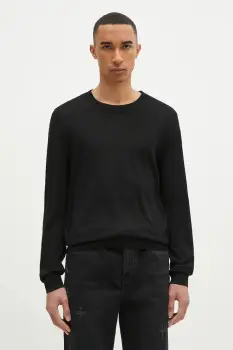 Paul Smith pulover de lana barbati, culoarea negru, light, M1R-238Z-P02093 imagine