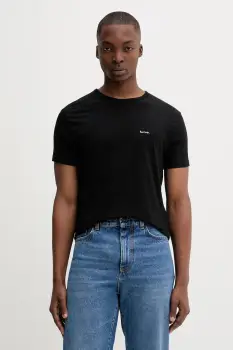 Paul Smith tricou din bumbac 3-pack culoarea negru, melanj, M1A-389-M3PK imagine